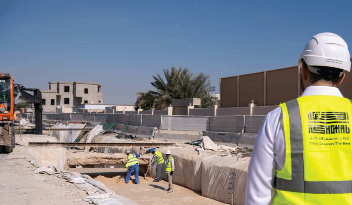 Ashghal Resumes Work on Package 4 of Remaining Roads, Infrastructure Works in Semaisma